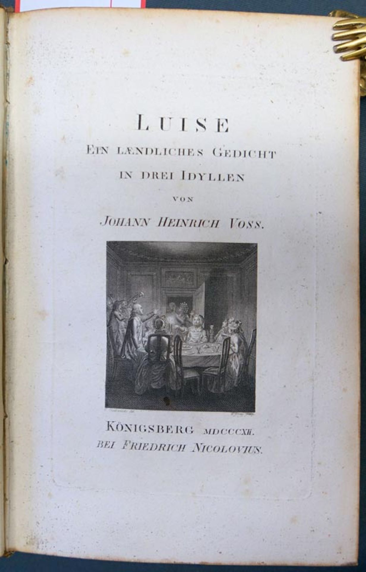 Voß, Johann Heinrich: Luise. Ein ländliches Gedicht in drey Idyllen