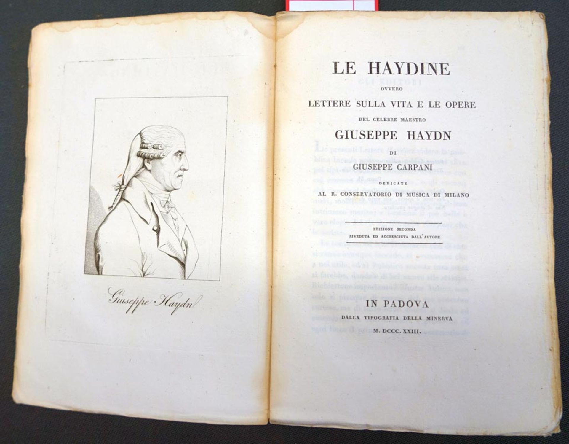 Carpani, Giuseppe und Haydn, Joseph: Le Haydine ovvero lettere su la vita