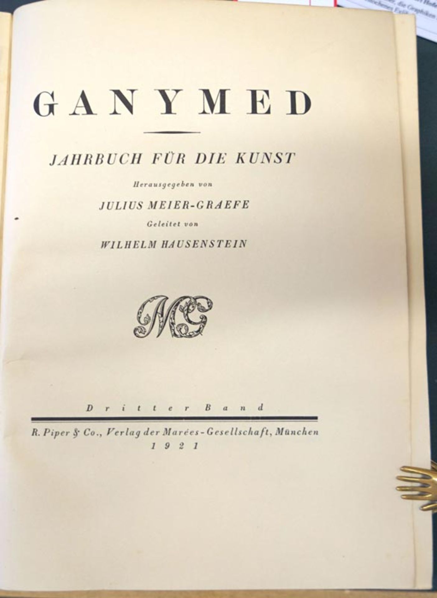 Ganymed: Jahrbuch für die Kunst