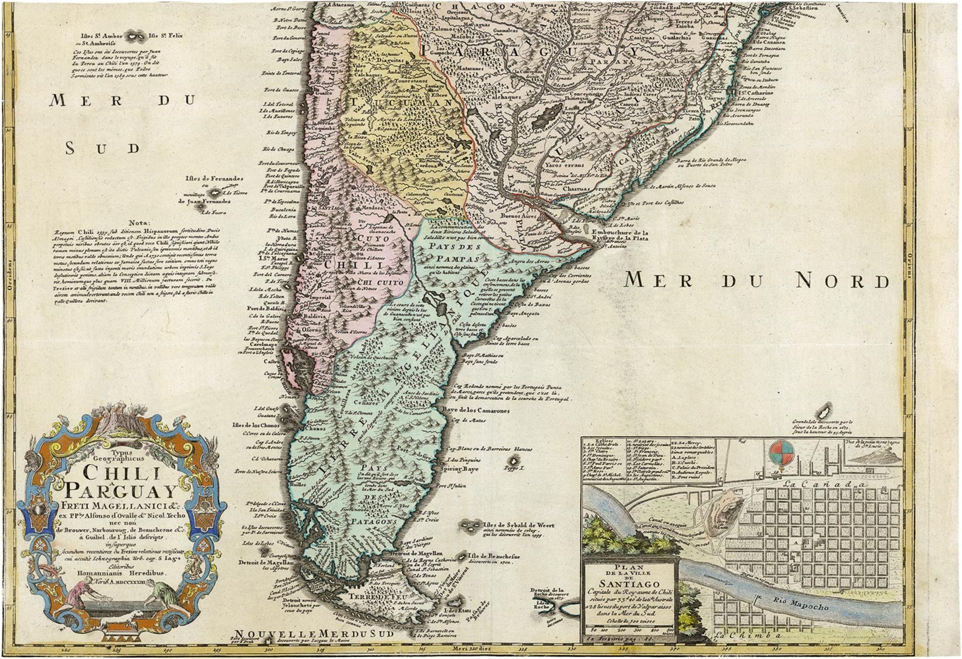 Südamerika: Tabula Americae specialis geographica regni Peru - Bild 2 aus 2