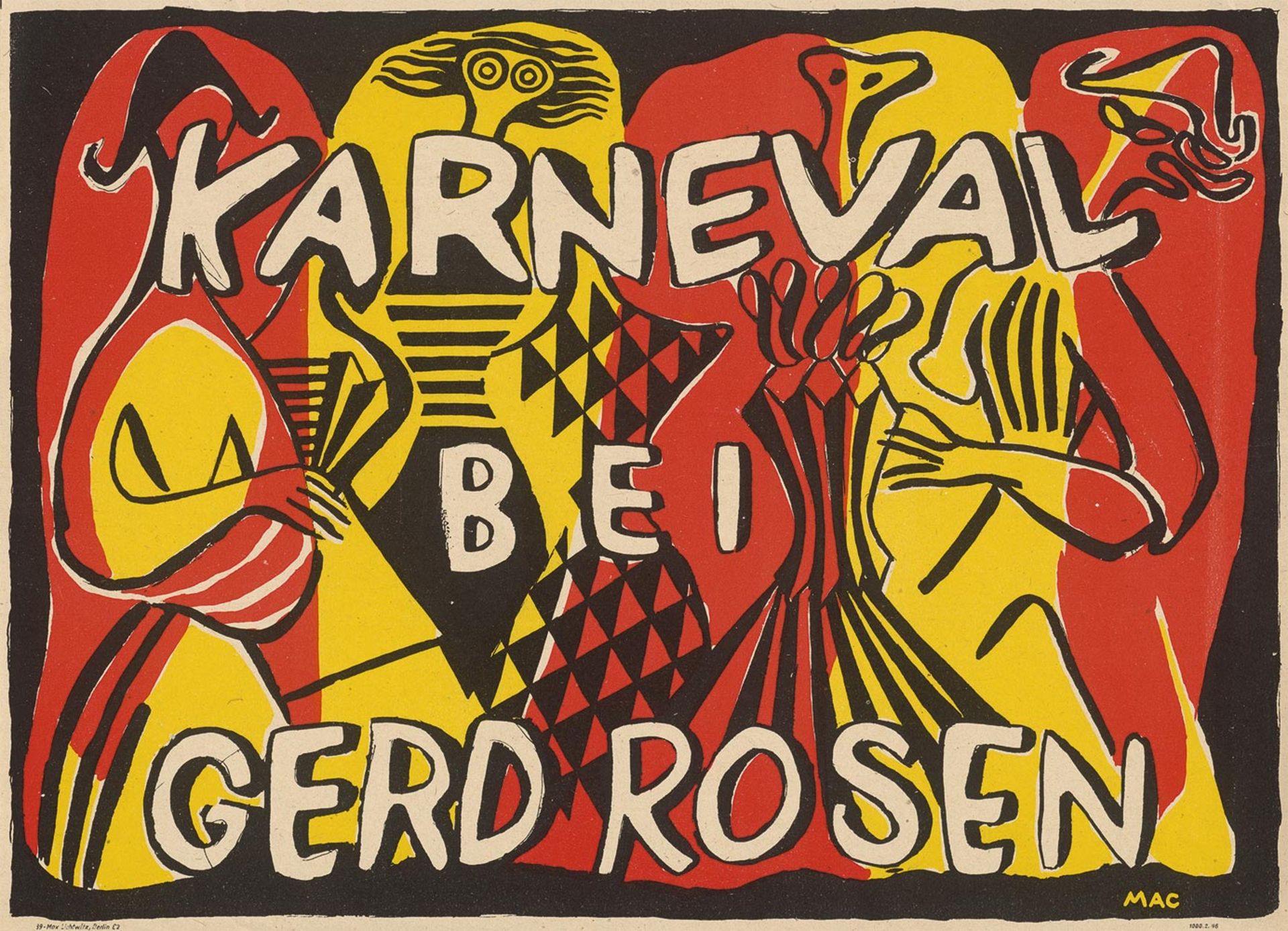 Rosen, Gerd: 1 Jahr Galerie Gerd Rosen. Rückblick + Vorschau. 1945/1946