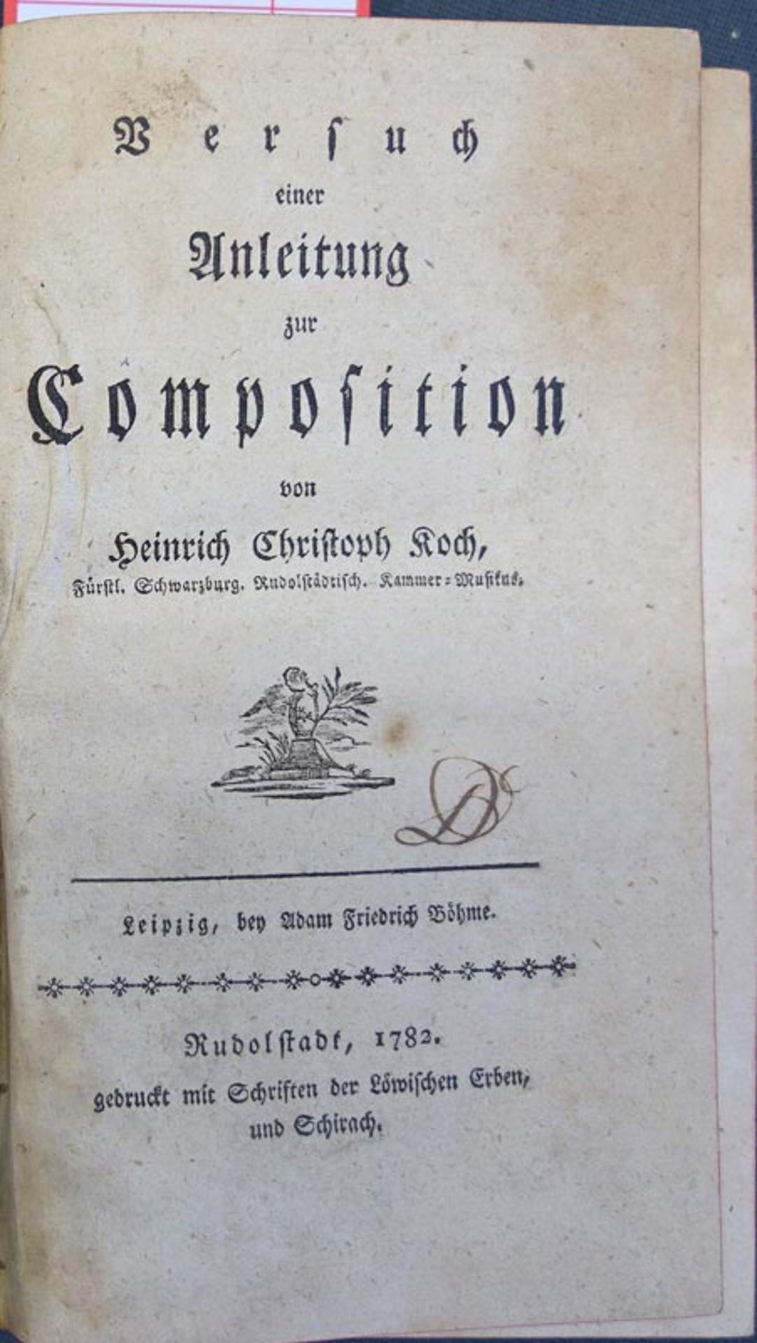 Koch, Heinrich Christoph: Versuch einer Anleitung zur Composition