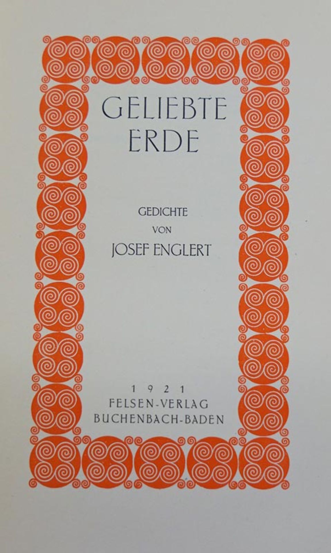 Englert, Josef: Geliebte Erde