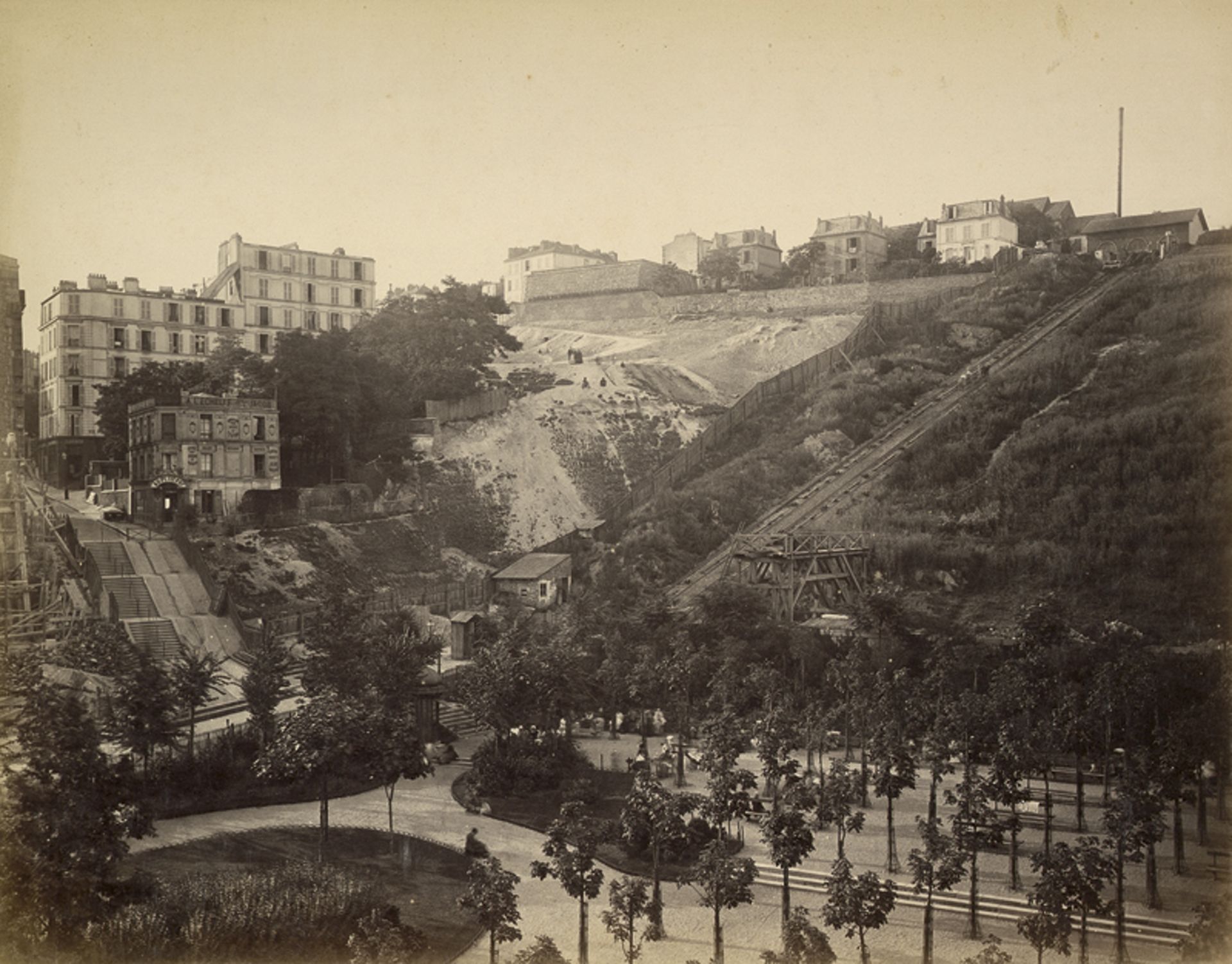 Durandelle, Louis-Emile: View of Monmartre