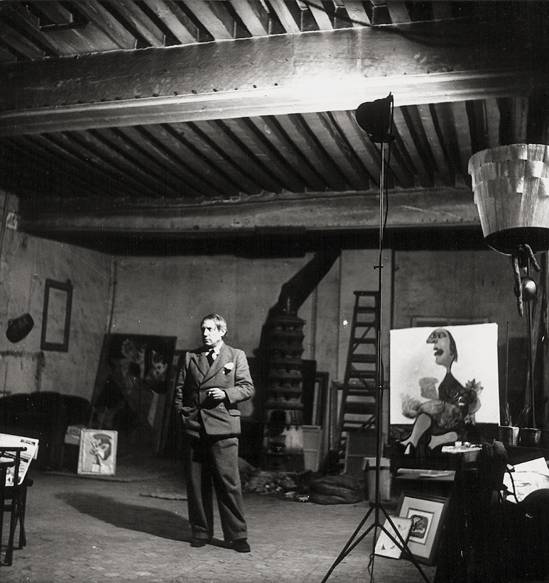 Picasso, Pablo: Pablo Picasso in his studio