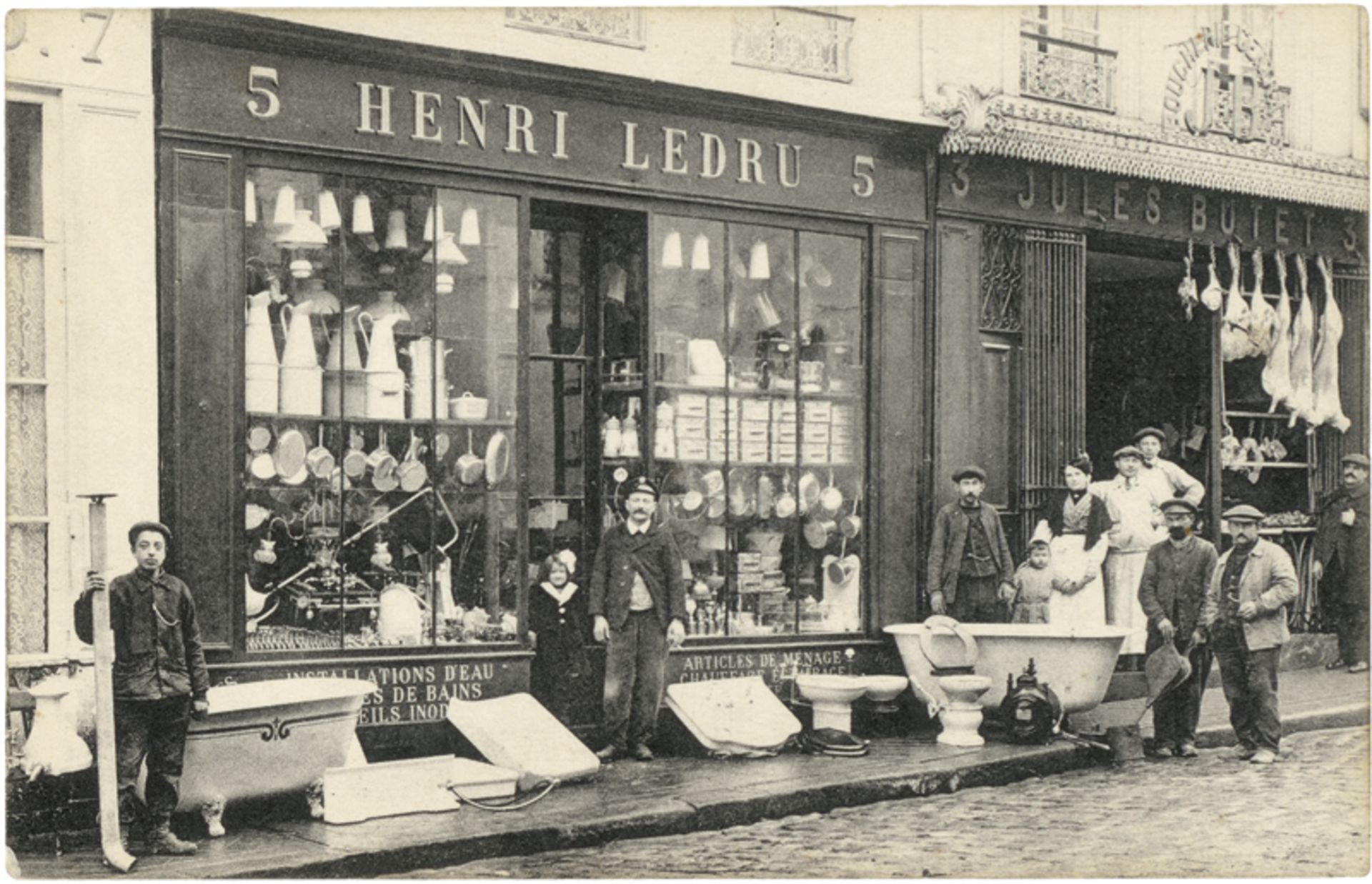 French Shops and Restaurants, Views of: Views of French shops and restaurants - Image 6 of 8