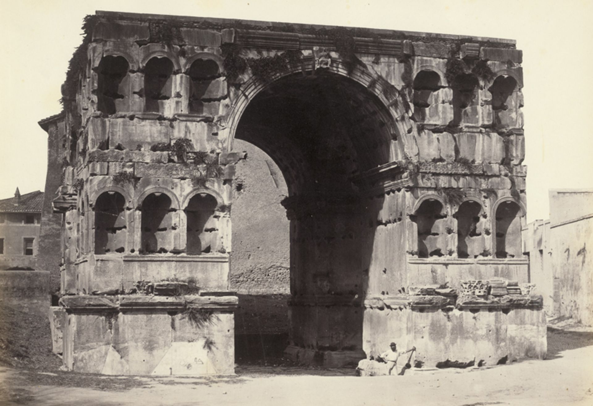 MacPherson, Robert: Arch of Janus; View of Forum Boarium