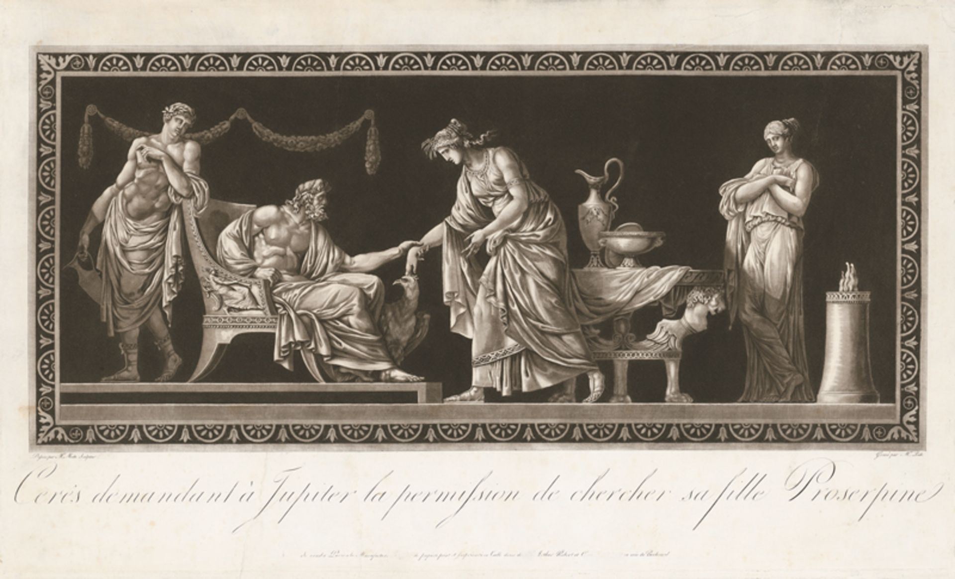 Moitte, Jean-Guillaume - nach: Ceres bittet Jupiter um die Erlaubnis, ihre Tochter Proserpina zu