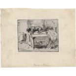 Whistler, James Abbot McNeill: Dog on the Kennel