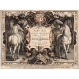 Stradanus, Johannes: Titelblatt: Equile Ioannis Austriaci Caroli V. Imp. F. - Der Reitstall Don J