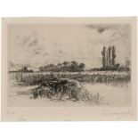 Haden, Sir Francis Seymour: A water meadow in the river Test