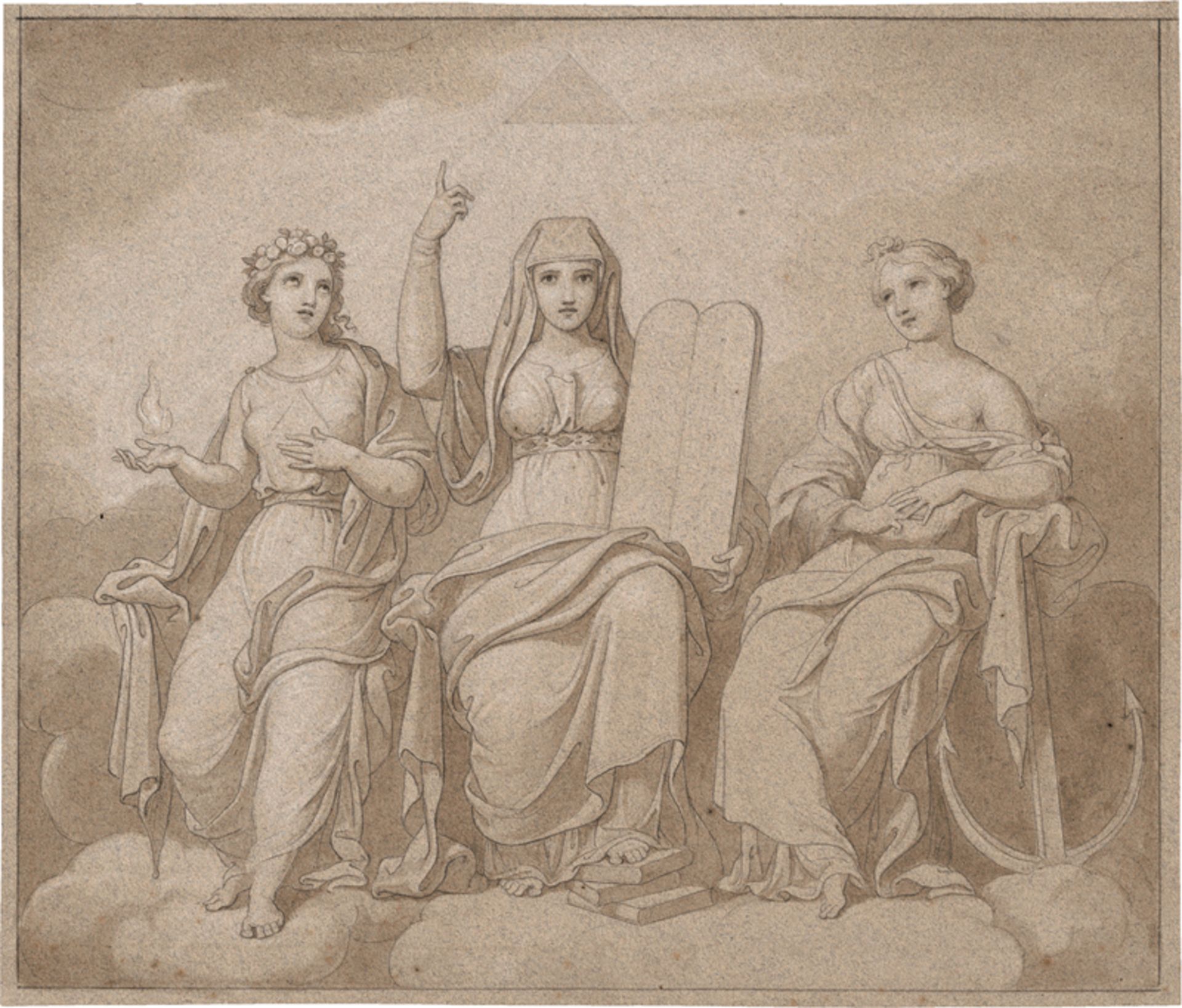 Grassi, Josef Maria: Die drei Kardinalstugenden: Glaube, Liebe, Hoffnung