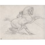 Géricault, Théodore: Studie für 'La course des chevaux libres'