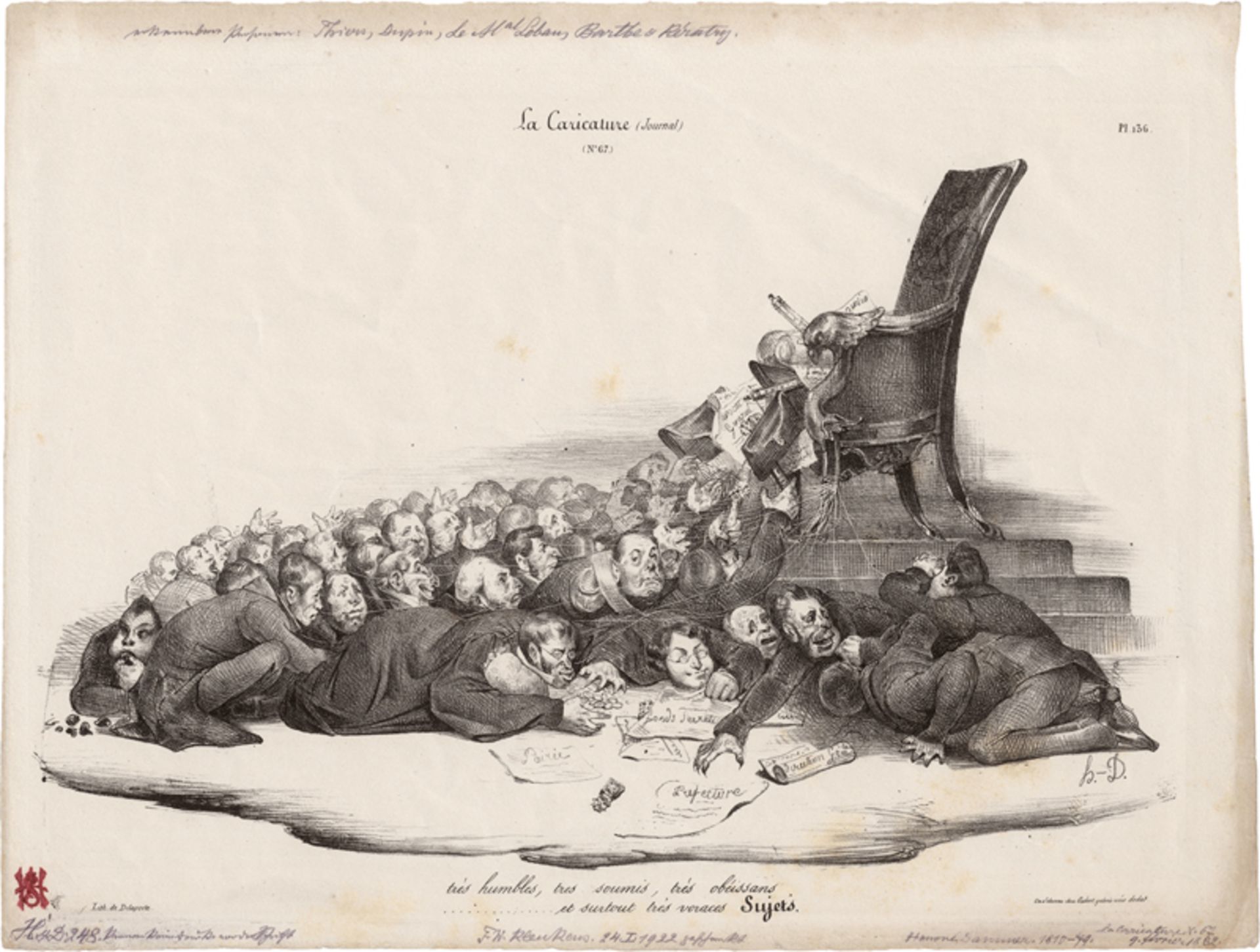 Daumier, Honoré: La caricature (Journal)