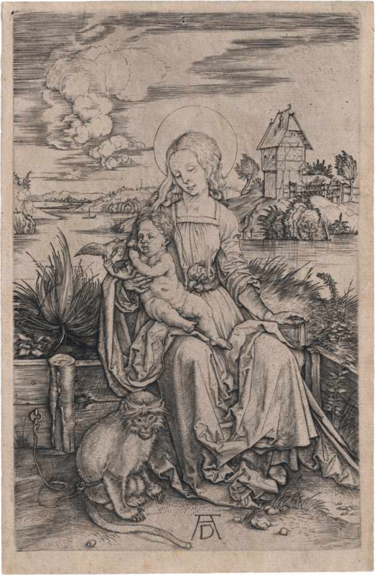 Dürer, Albrecht: Maria und die Meerkatze