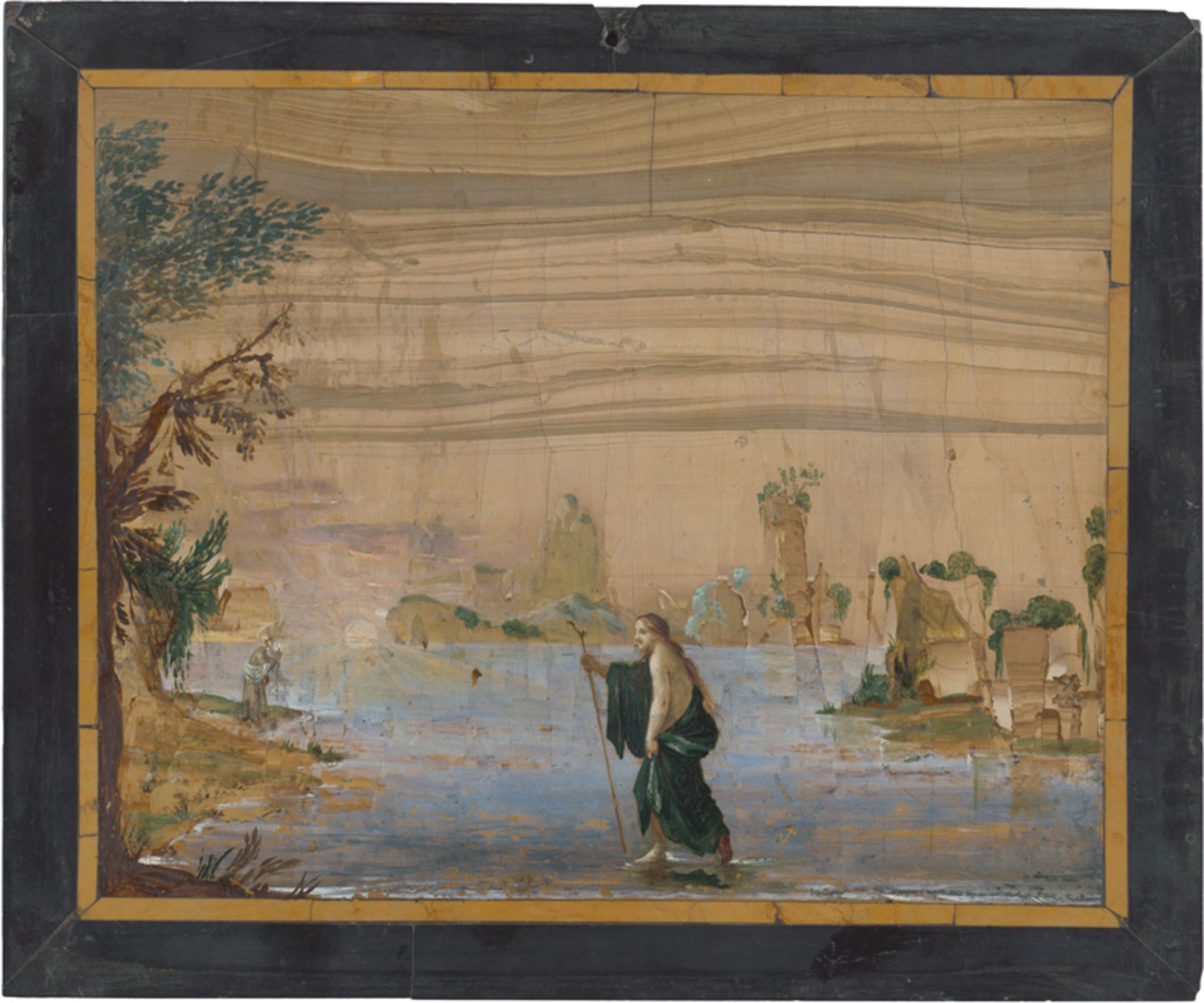 Napoletano, Filippo - Umkreis: Christus geht auf dem Wasser des See Genezareth - Bild 2 aus 2