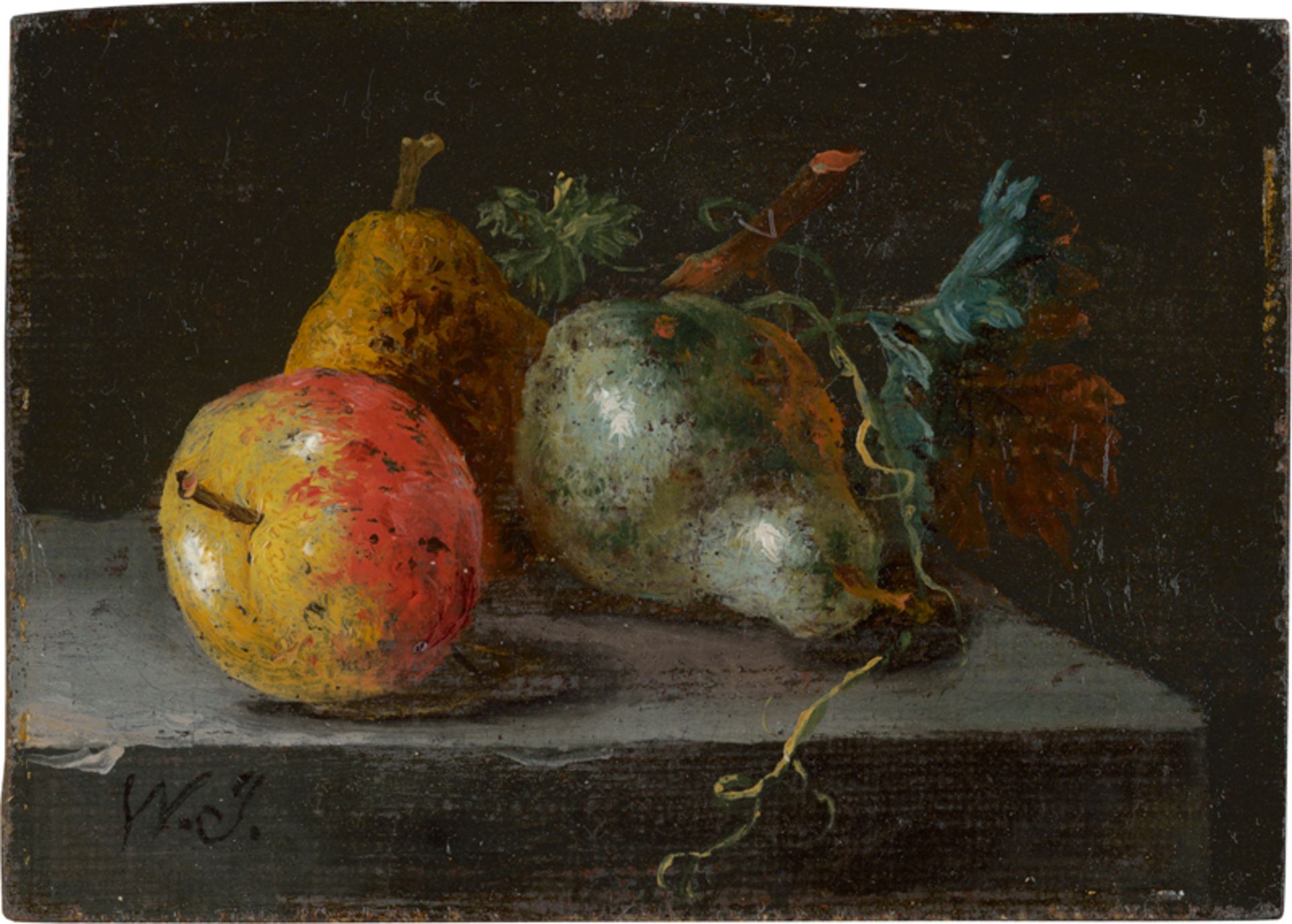 Winck, Johann Amandus: Stillleben mit Äpfel und Birnen - Bild 3 aus 6