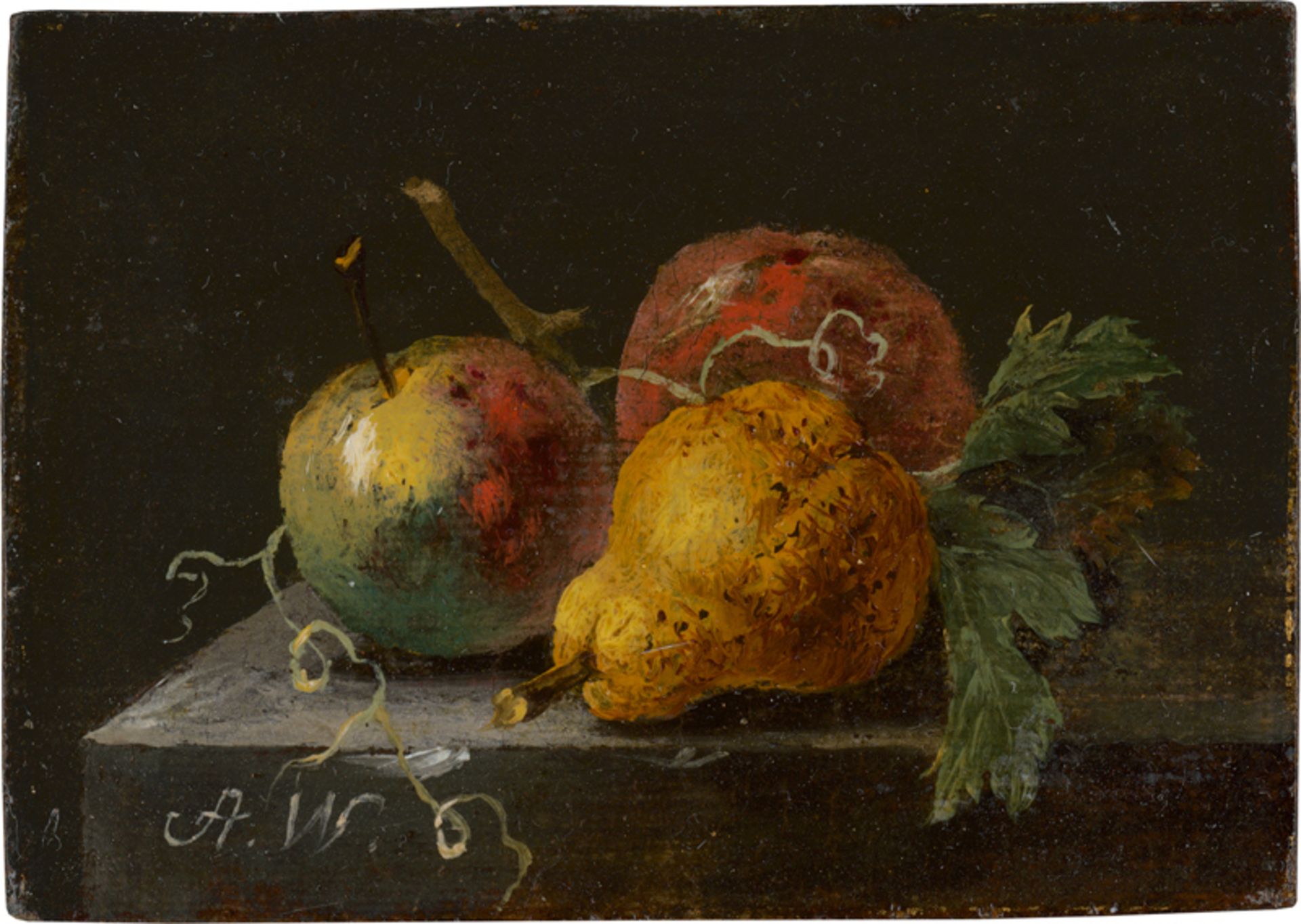 Winck, Johann Amandus: Stillleben mit Äpfel und Birnen - Bild 4 aus 6