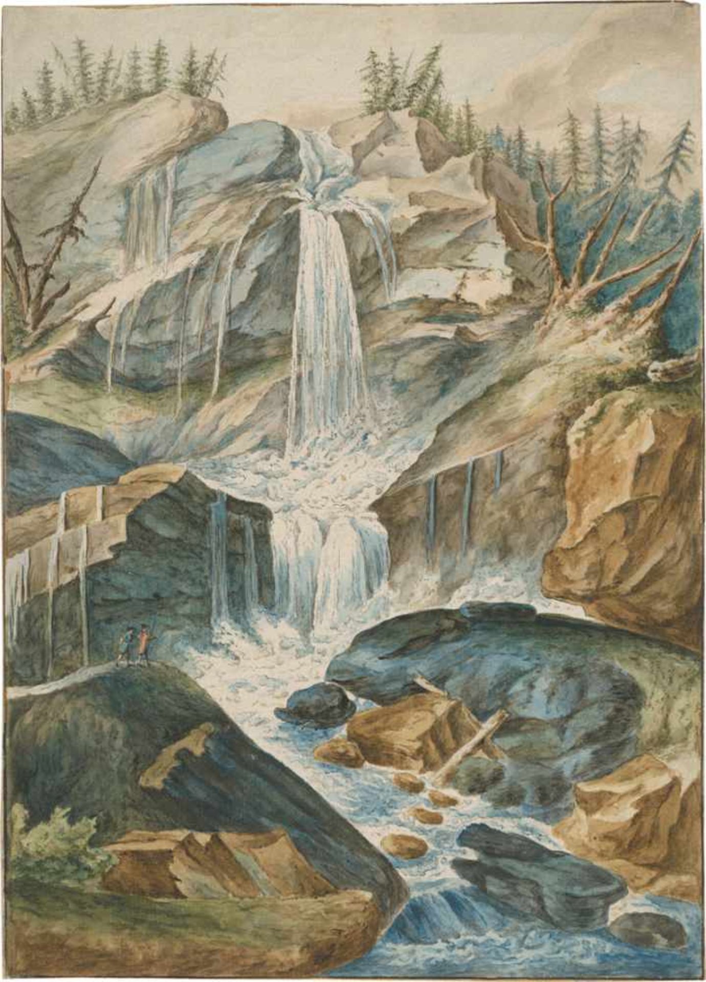 Nauman, August Franz Heinrich von: Gollinger Wasserfall im Tennengau, Österreich