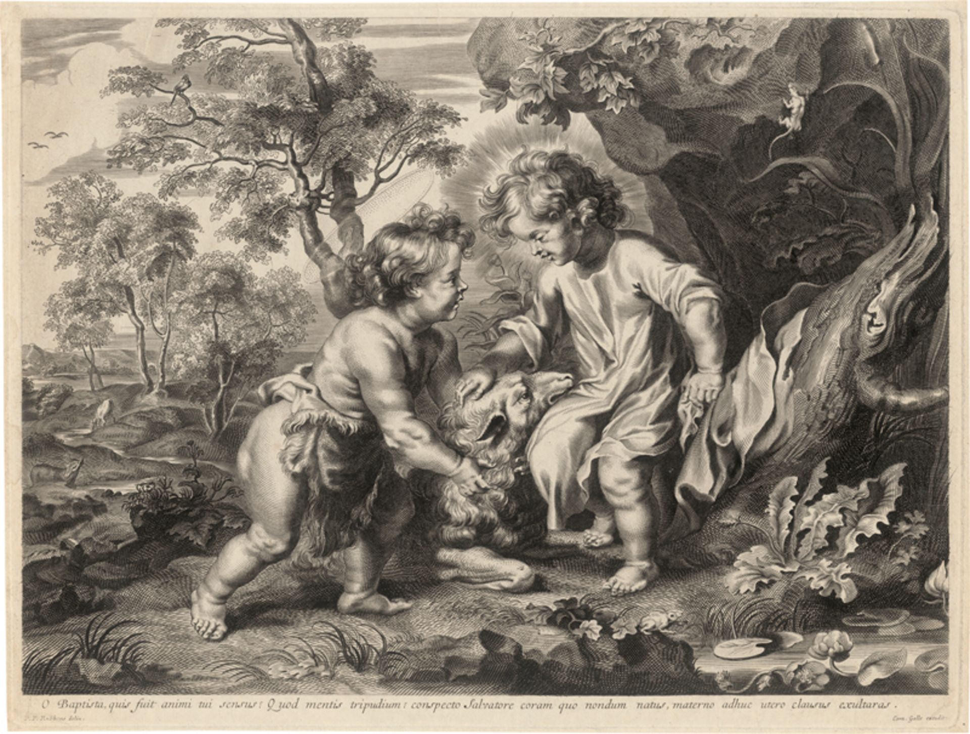 Galle I, Cornelis: Der junge Christus mit dem Johannesknaben