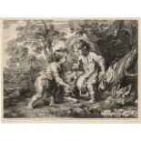 Galle I, Cornelis: Der junge Christus mit dem Johannesknaben