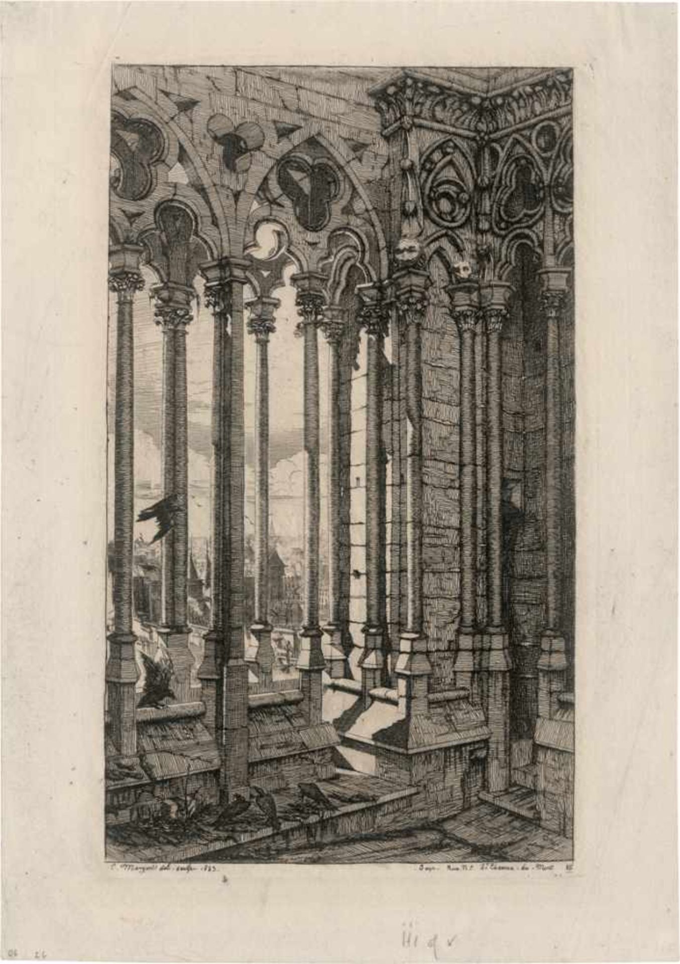 Meryon, Charles: La galerie de Notre-Dame