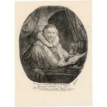 Rembrandt Harmensz. van Rijn: Bildnis des Jan Uytenbogaert