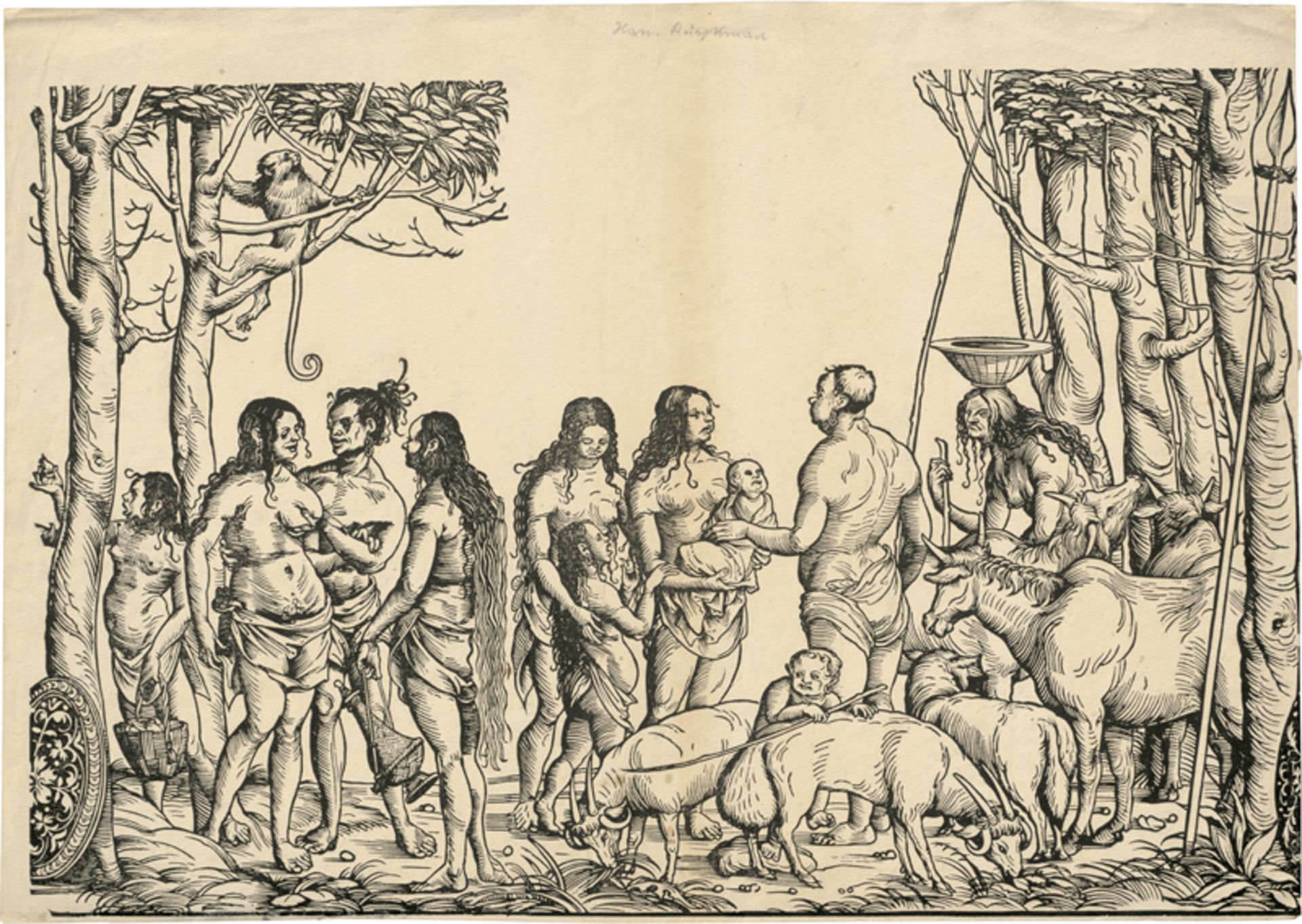 Burgkmair d. Ä., Hans: Die Ureinwohner Afrikas und Indiens - Image 2 of 3