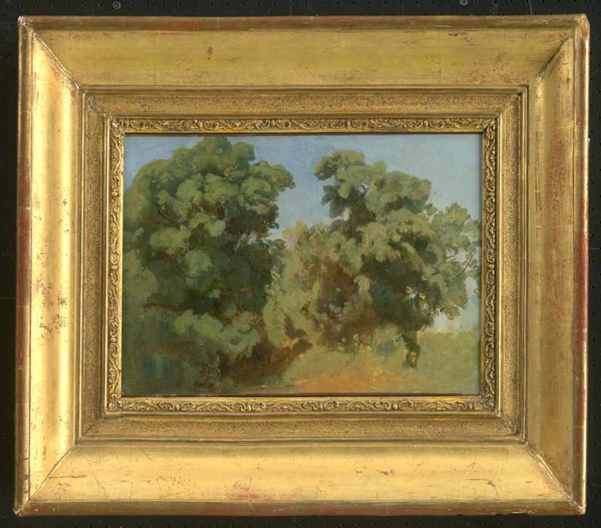 Gibert, Jean-Baptiste Adolphe: Bäume bei Albano - Image 3 of 4