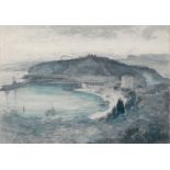 Deutsch: 1871. Blick auf den Hafen von Nizza