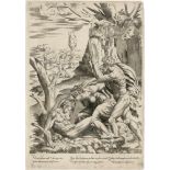 Fagiuoli, Girolamo - zugeschrieben: Adam und Eva beweinen den Tod Abels