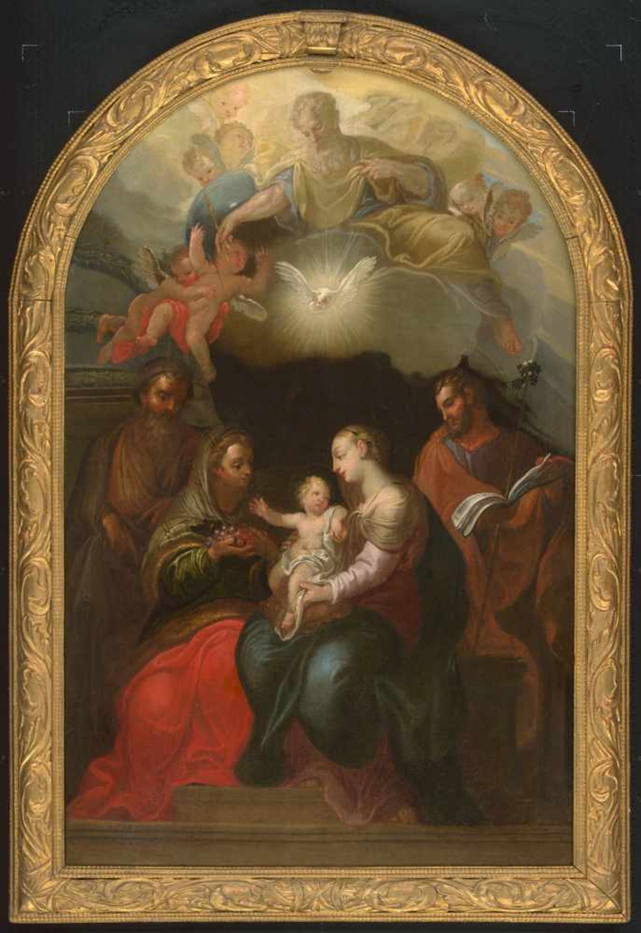 Wolff, Johann Andreas - Werkstatt: Der Verehrung des Jesusknaben mit der hl. Magdalena - Bild 2 aus 3