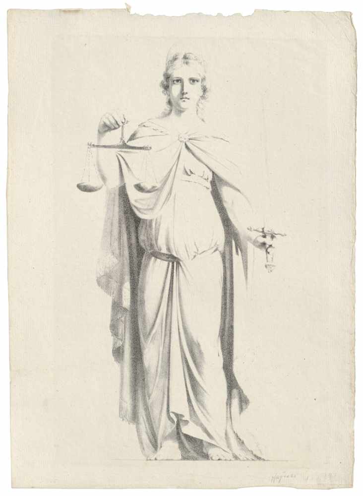 Hafner, Josef: Sechs weibliche allegorische Figuren - Image 2 of 2