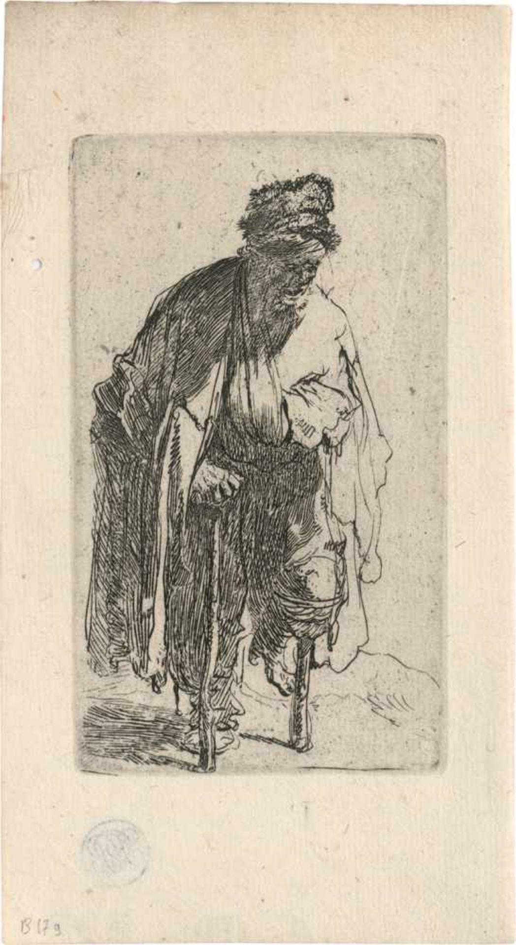 Rembrandt Harmensz. van Rijn: Der Stelzfuss