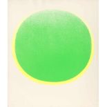 Geiger, Rupprecht: Grüner Kreis mit gelbem Kranz auf Weiß