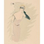 Toulouse-Lautrec, Henri de: Yvette Guilbert, dans Colombine à Pierrot