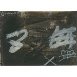 Tàpies, Antoni: Amor amb signes blancs