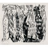 Feininger, Lyonel: "Houses in Paris"