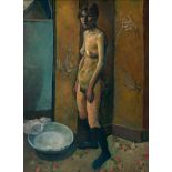 Heuzé, Edmond Amedée: Femme à sa Toilette