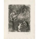 Chagall, Marc: Le Fables de la Fontaine: "Le Lion et le Moucheron"