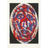 Penck, A. R.: Gesichtsfigur im Oval