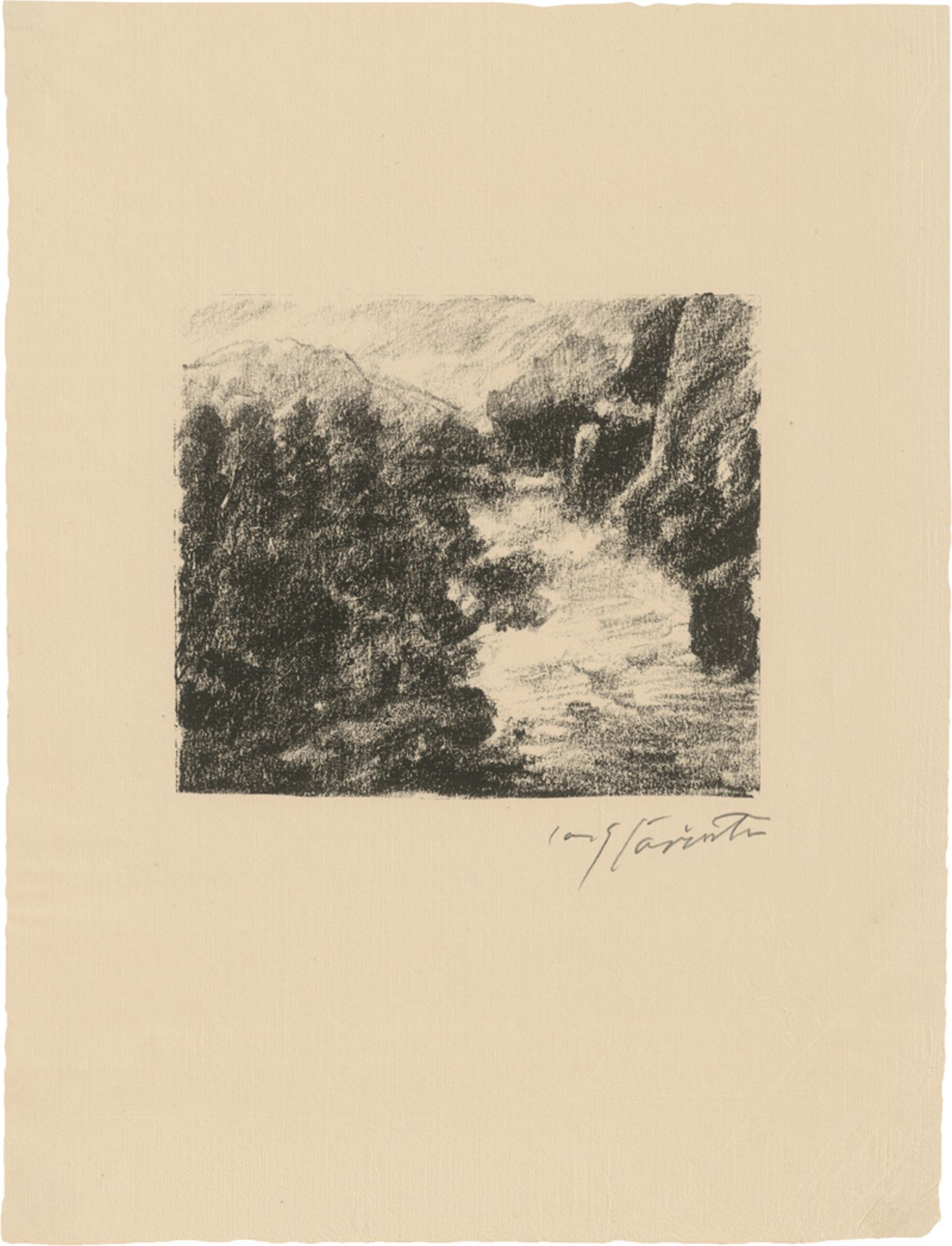 Corinth, Lovis: Wildbach