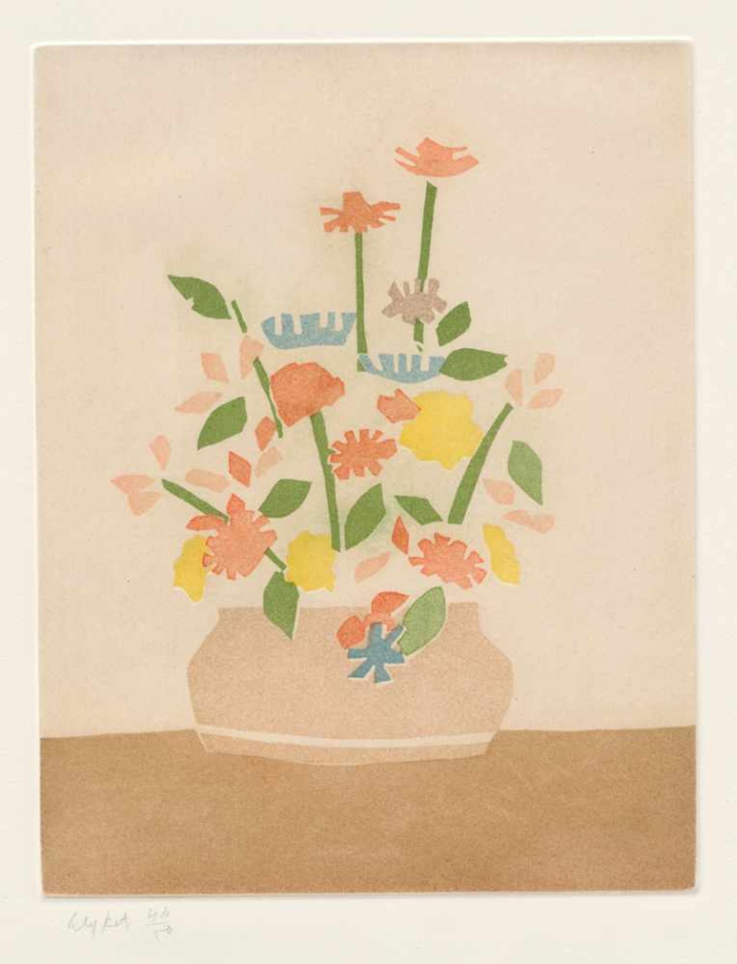 Katz, Alex: Windflowers in Vase