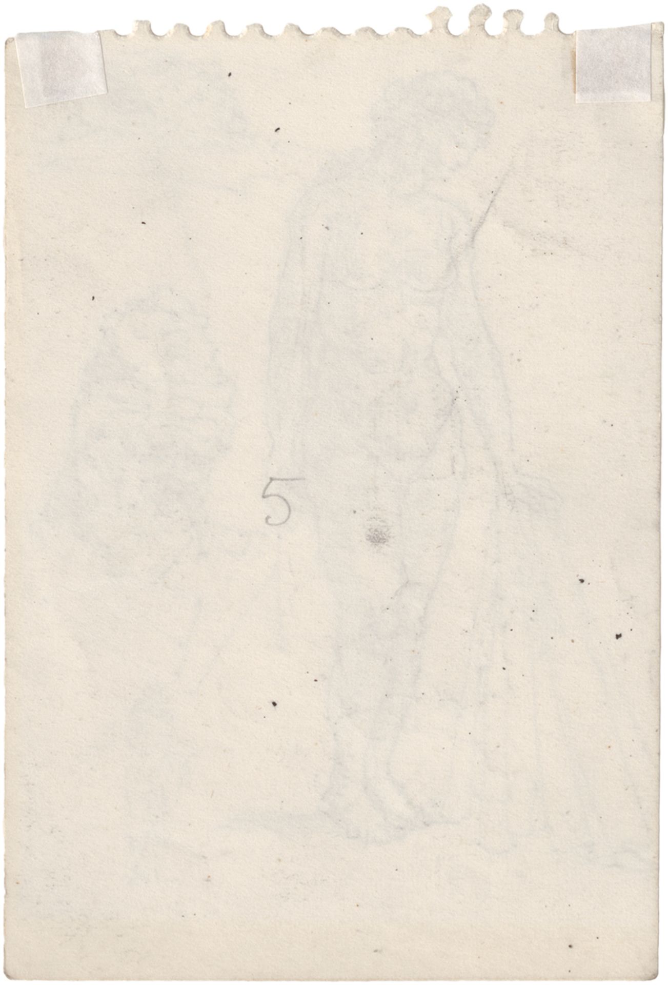 Chirico, Giorgio de: Weiblicher Akt, zwei Kopfstudien und eine Figurstudie - Image 2 of 2