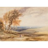 Anthony Van Dyke Copley Fielding [1787-1855]- The Weald of Surrey,