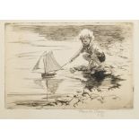 * Eileen Alice Soper [1905-1990] - Cutty Sark; Leaping:- two etchings, each signed in pencil,