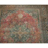 A Meshed carpet:, of large size,