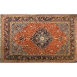 A Sarouk carpet:,