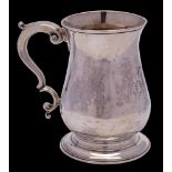 A George III silver tankard, maker I.