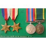 A World War II group of four medals to 4267199 Sjt. G. R. Mason. N.F.